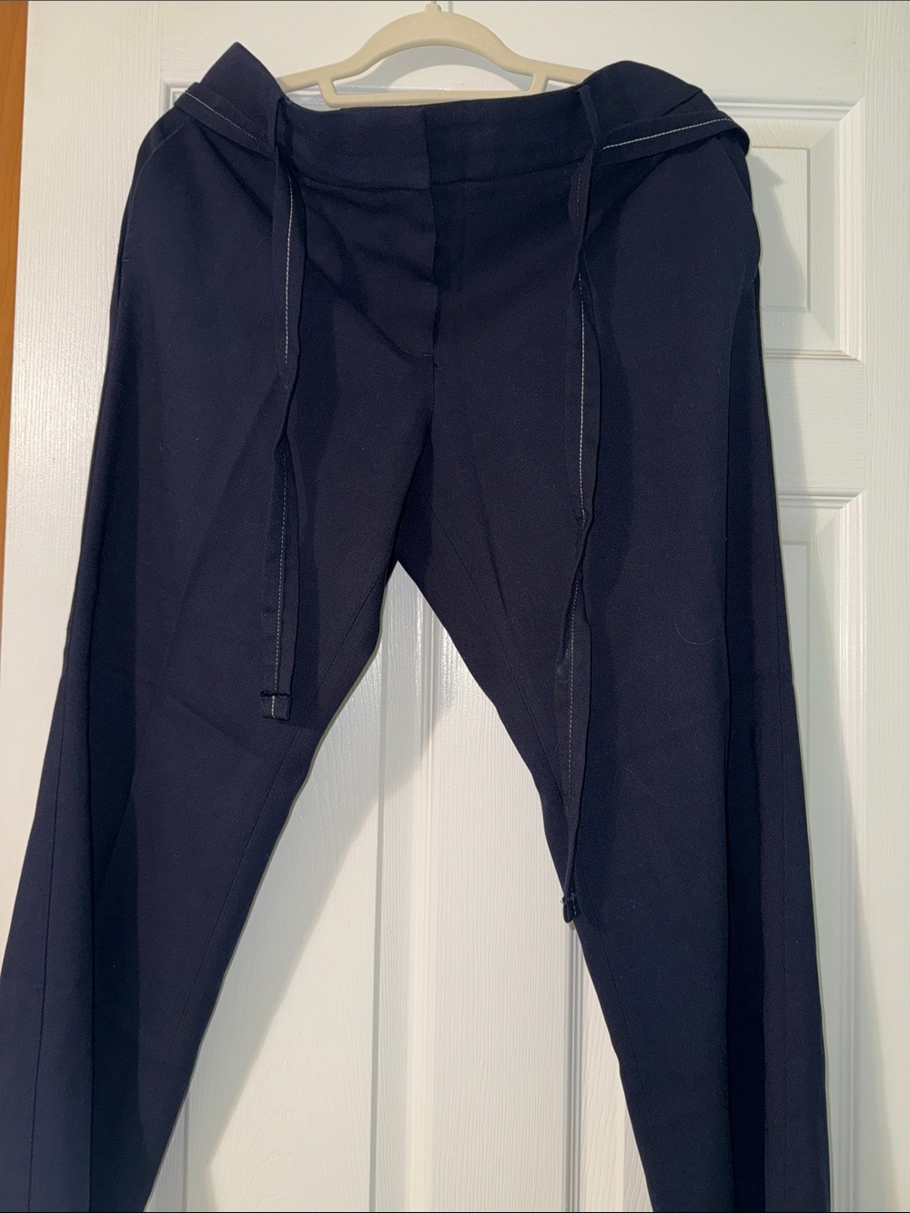 LOFT Marisa Trouser navy label detail - Navy